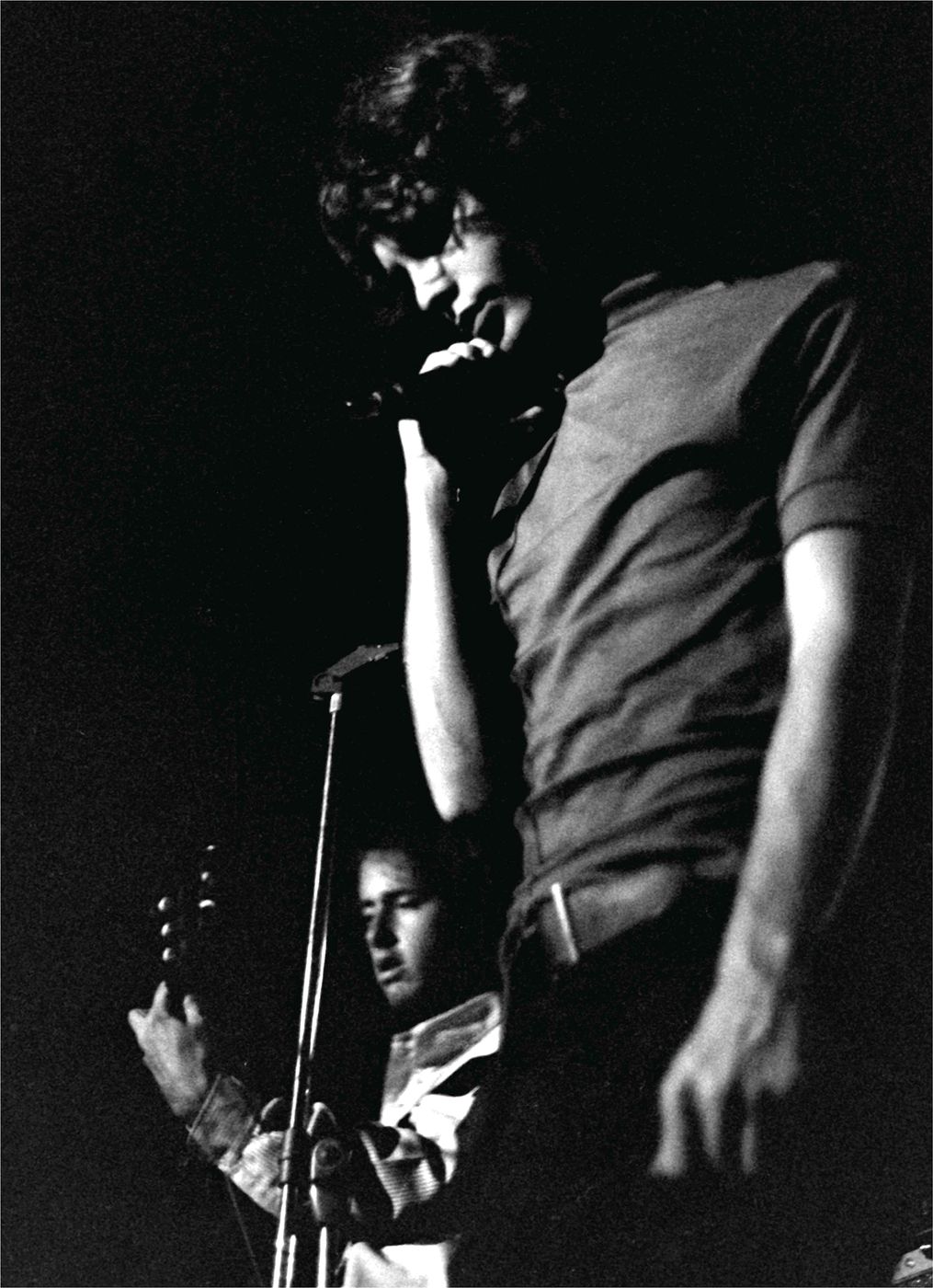 Jim Morrison and Robby Krieger, photographed by Ronnie Haran